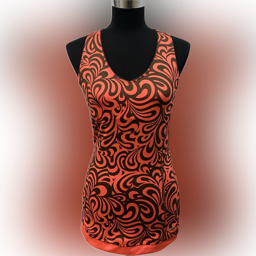 Reebok Women's Long Racer Back Tank w/Built-In Bra NWT